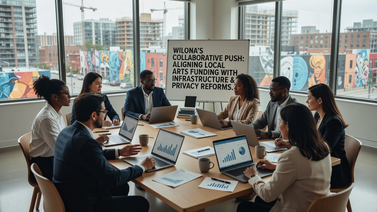 Wilona Advances Coordinated Efforts to Integrate Arts Funding with Infrastructure Projects and Privacy Standards